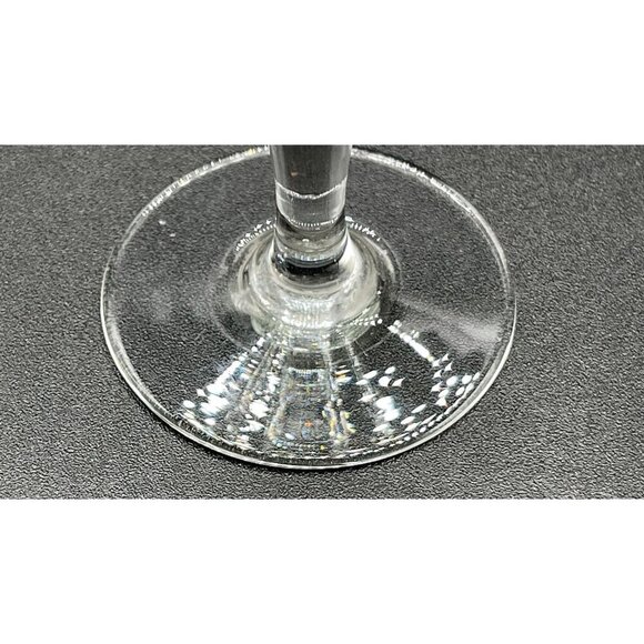 3 Willow Moon Claret Wine Glasses Stemmed Clear Etched - Picture 4 of 5